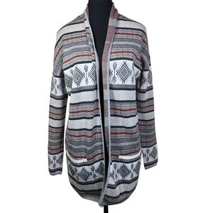 Twik Aztek Pattern OpenCardigan Size Med